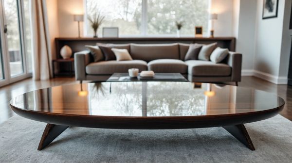 7 choix raffinés pour remplacer votre table basse ovale