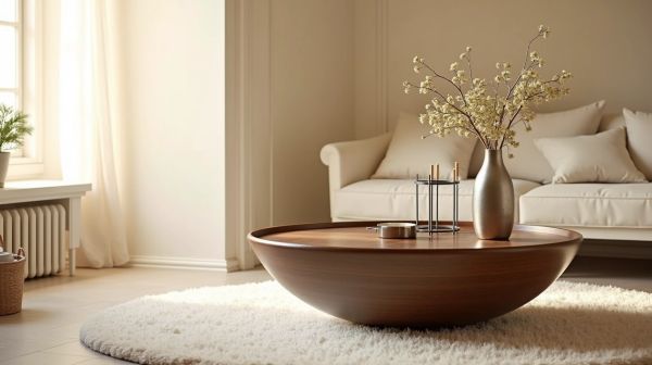 Explorez des alternatives élégantes aux tables basses ovales
